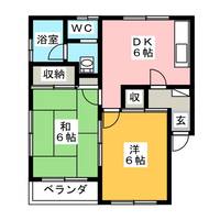 サニーハイツ橋本の間取り
