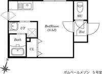 北海道札幌市中央区北二条西21(マンション)の賃貸物件の間取り