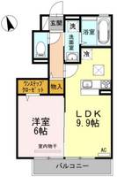 徳島県徳島市昭和町8(アパート)の賃貸物件の間取り