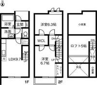 茨城県水戸市笠原町(一戸建)の賃貸物件の間取り