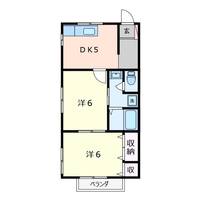 神奈川県横浜市港南区大久保2(アパート)の賃貸物件の間取り