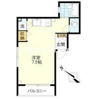 東京都目黒区下目黒2(マンション)の賃貸物件の間取り