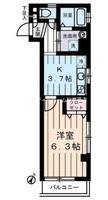 グランドール北上野の間取り