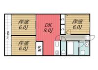 千葉県富里市日吉台4(マンション)の賃貸物件の間取り