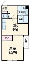 コーポ利久の間取り