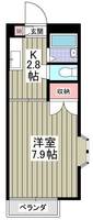 埼玉県草加市小山1(アパート)の賃貸物件の間取り