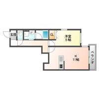 大阪府大阪市淀川区三津屋北1(マンション)の賃貸物件の間取り