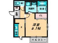 セジュール・ユイット西岩田の間取り