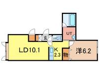 物件の間取り画像