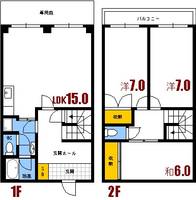 広島県広島市安芸区矢野東6(一戸建)の賃貸物件の間取り