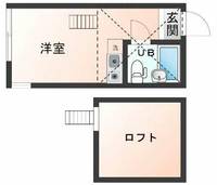 神奈川県横浜市鶴見区寛政町(アパート)の賃貸物件の間取り