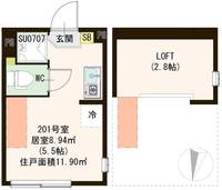 物件の間取り画像