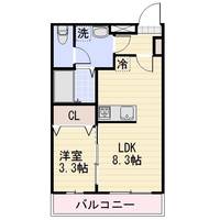 長野県長野市大字稲葉(マンション)の賃貸物件の間取り