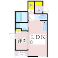 鹿児島県鹿児島市谷山中央2(アパート)の賃貸物件の間取り