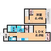 大阪府守口市南寺方南通2(アパート)の賃貸物件の間取り