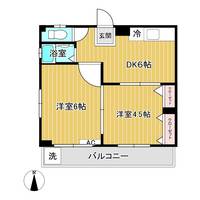 フルール多摩川の間取り