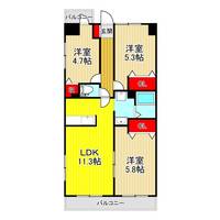 物件の間取り画像