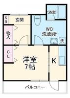 フレーズ向山の間取り