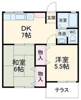 コーポラス7の間取り