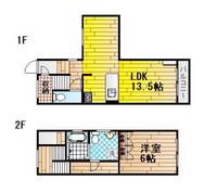 広島県広島市安佐北区可部南2(一戸建)の賃貸物件の間取り