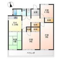栃木県宇都宮市御幸本町(マンション)の賃貸物件の間取り