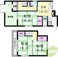 兵庫県神戸市垂水区王居殿3(一戸建)の賃貸物件の間取り