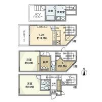 東京都目黒区下目黒2(一戸建)の賃貸物件の間取り