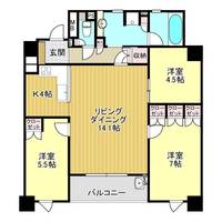 ル・シェモア大手町の間取り