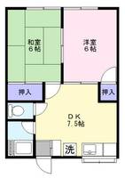 大山コーポの間取り