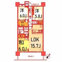 物件の間取り画像