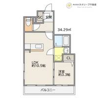 RAY GRAYD shinonomeの間取り