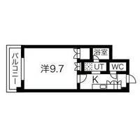 福岡県福岡市中央区赤坂3(マンション)の賃貸物件の間取り