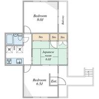 柏葉アパートの間取り