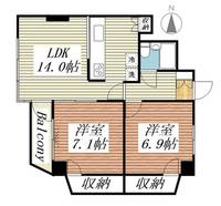 物件の間取り画像