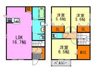 千葉県千葉市中央区仁戸名町(一戸建)の賃貸物件の間取り