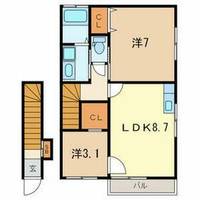 ラッキーヒルズIIの間取り