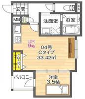 物件の間取り画像