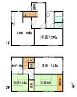 静岡県沼津市松長(一戸建)の賃貸物件の間取り