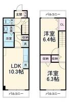 サンライズ幕張の間取り