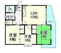シャトウ山陽の間取り