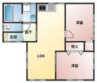 群馬県伊勢崎市境西今井(一戸建)の賃貸物件の間取り