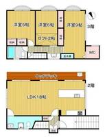 東京都目黒区東山2(マンション)の賃貸物件の間取り