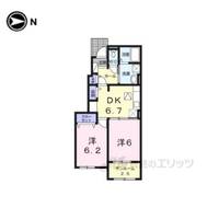 アルモニー祝園1の間取り