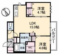 広島県広島市佐伯区八幡東4(アパート)の賃貸物件の間取り