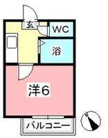 倉本コーポの間取り