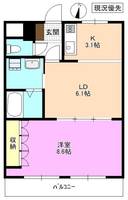物件の間取り画像