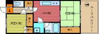 村上マンションの間取り