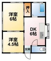 千葉県東金市中野(一戸建)の賃貸物件の間取り