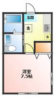神奈川県小田原市本町3(アパート)の賃貸物件の間取り