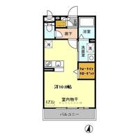 埼玉県越谷市新越谷2(アパート)の賃貸物件の間取り